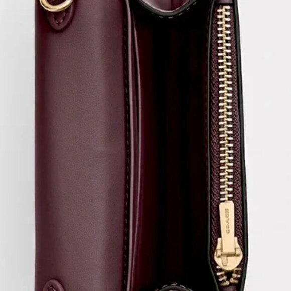 Coach Mini Envelope Wallet in Crocodile Leather - Picture 8 of 11